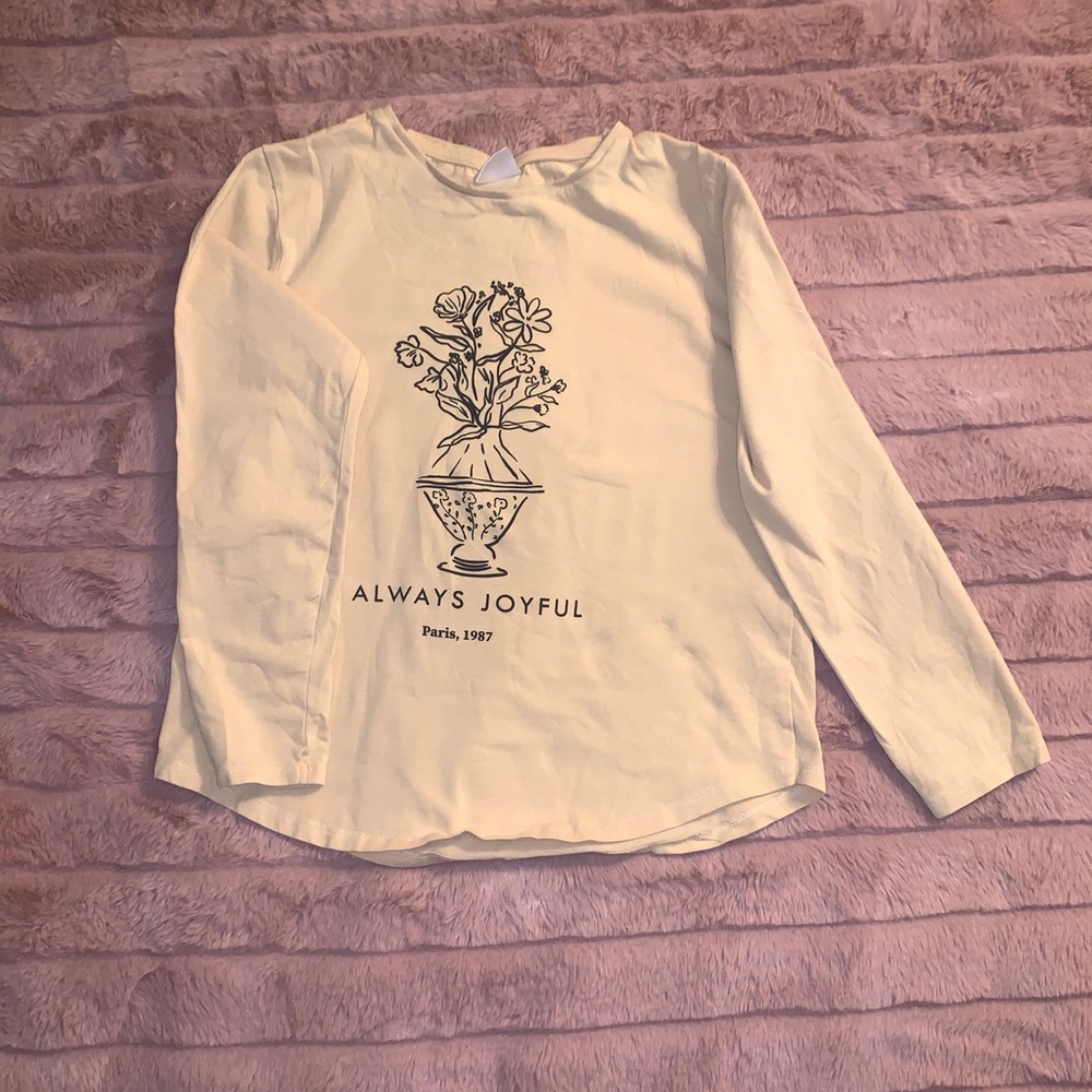 Zara girls long sleeve shirt